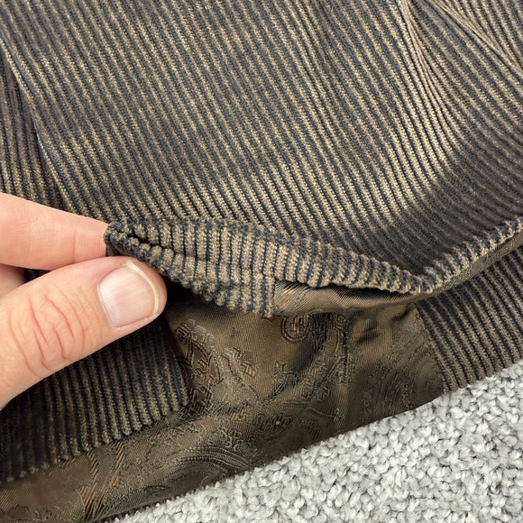 Hugo Boss Blazer Men's 40R Brown Velvet Corduroy Maselli-X Old Money - Picture 11 of 12